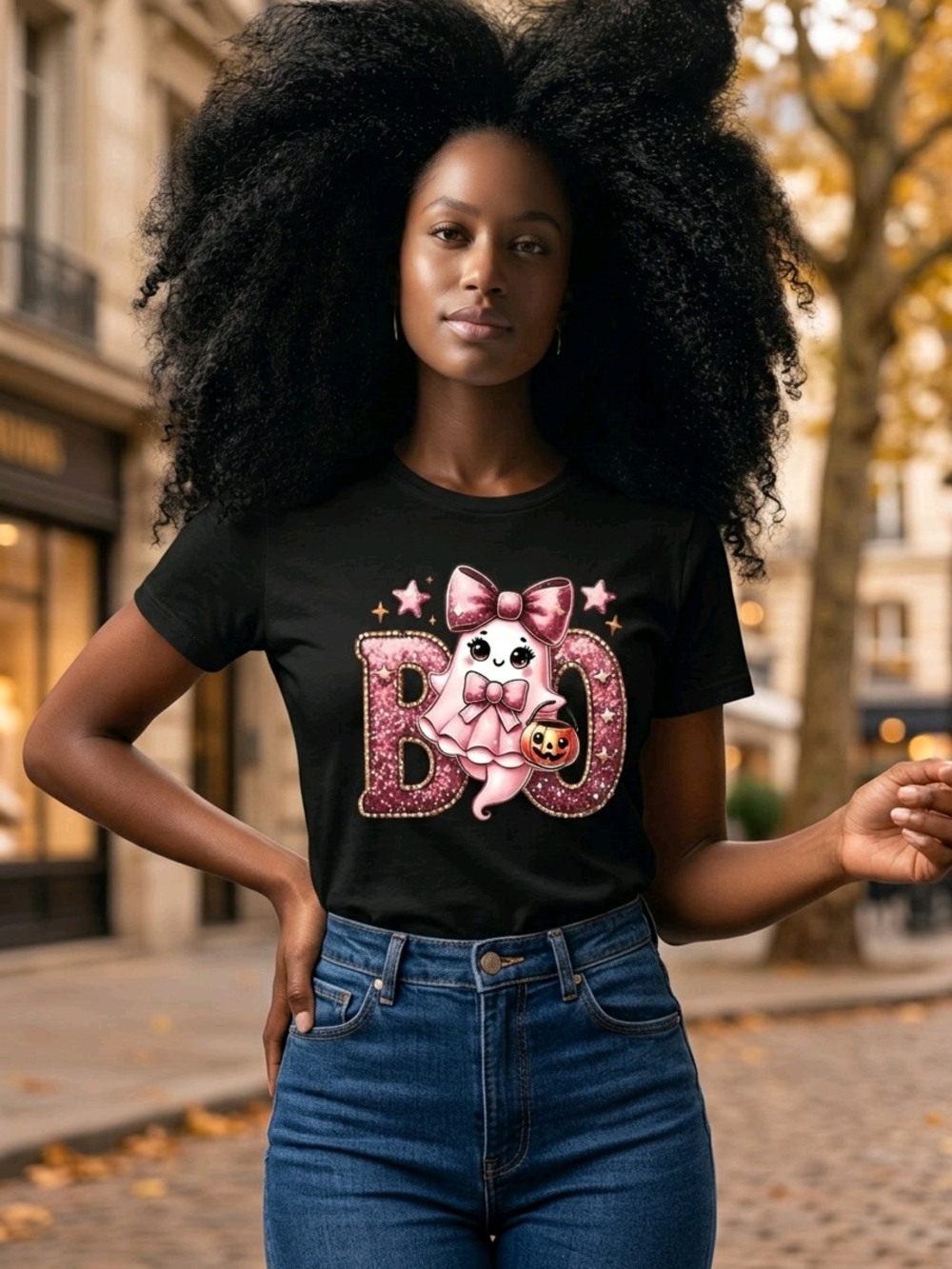 'Boo' Ghost Graphic Tee - Picture 3 of 5